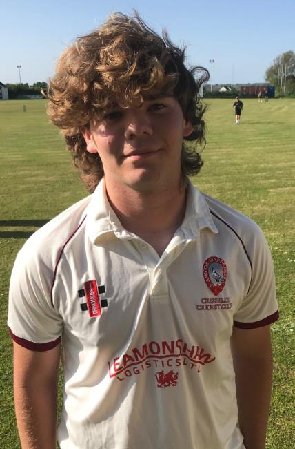 Charlie Arthur - A powerful innings of 32 not out by talented Cresselly teenager